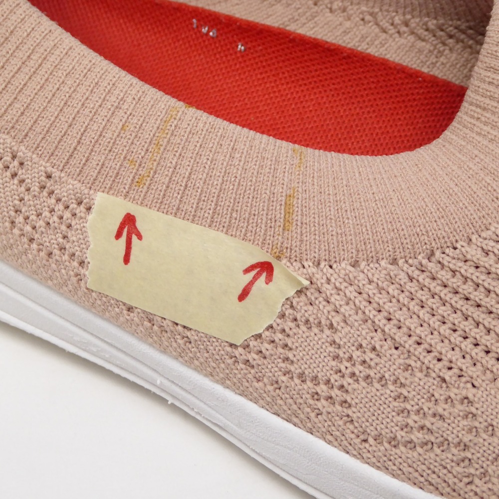 FitFlop Womens Uberknit Ballerina Shoes Pink Slip On Sneakers 10 - Picture 3 of 10